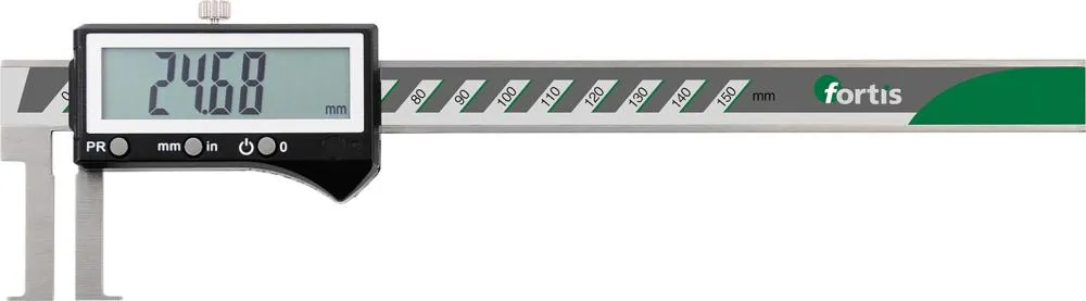 Pouze Dnes Posuvné měřítko, drážky digitální 22-150/0,01mm FORTIS