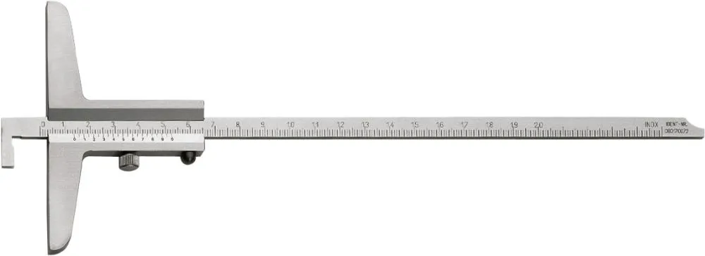 Bezpečná Platba Posuvný hloubkoměr zkrácená měrka 200mm 1/50 FORTIS