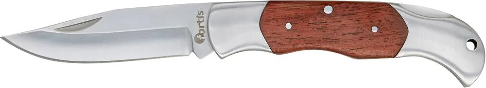 Nová Kolekce Pracovní nůž, dřevo kožené pouzdro 175mm FORTIS