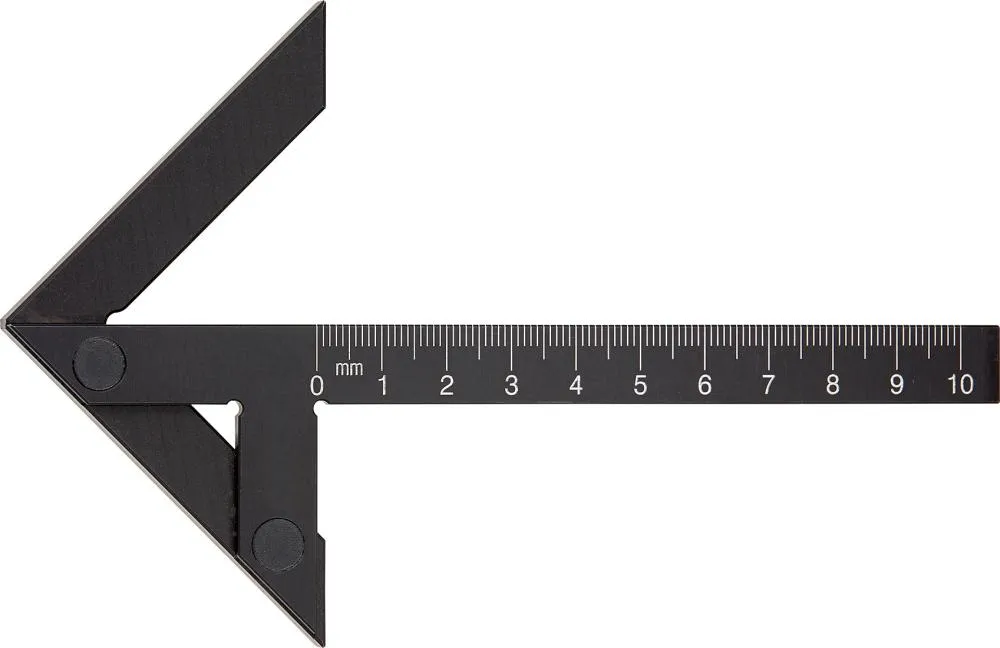 Přesný dostřeďovací úhelník 200x150mm FORTIS Značkový