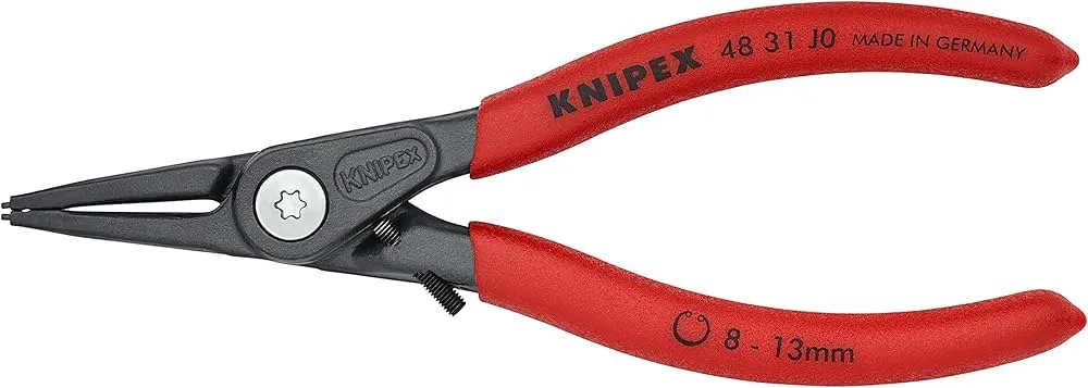 Finální Výprodej KNIPEX Precizní kleště na pojistné kroužky pro vnitřní kroužky v otvorech, 140mm, R8-13mm