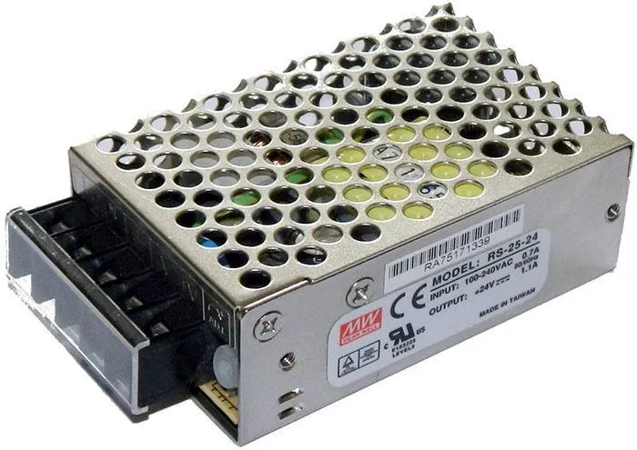 Průmyslový zdroj Mean Well RS-25-24, 24V=/25W spínaný Aktuální