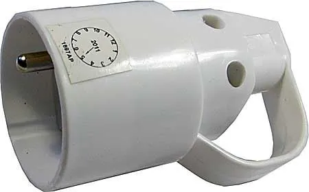 Horká Nabídka Spojovací zásuvka 230V/16A kabelová, bílá