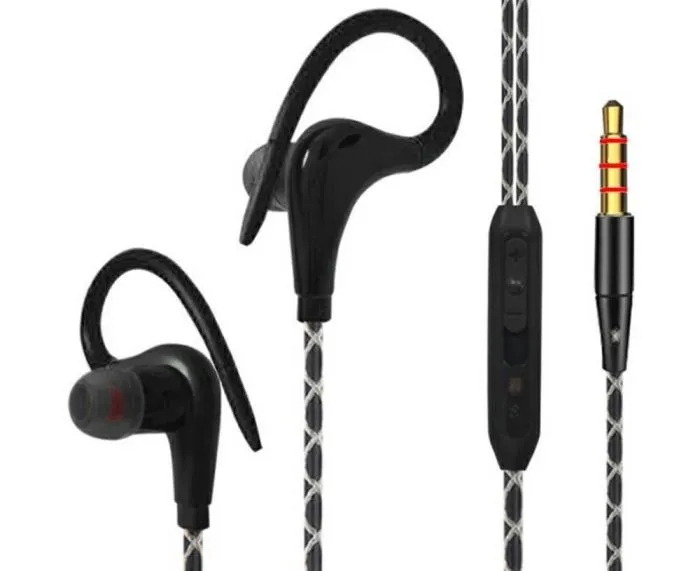 Novinka Sportovní sluchátka, jack 3,5mm, černé