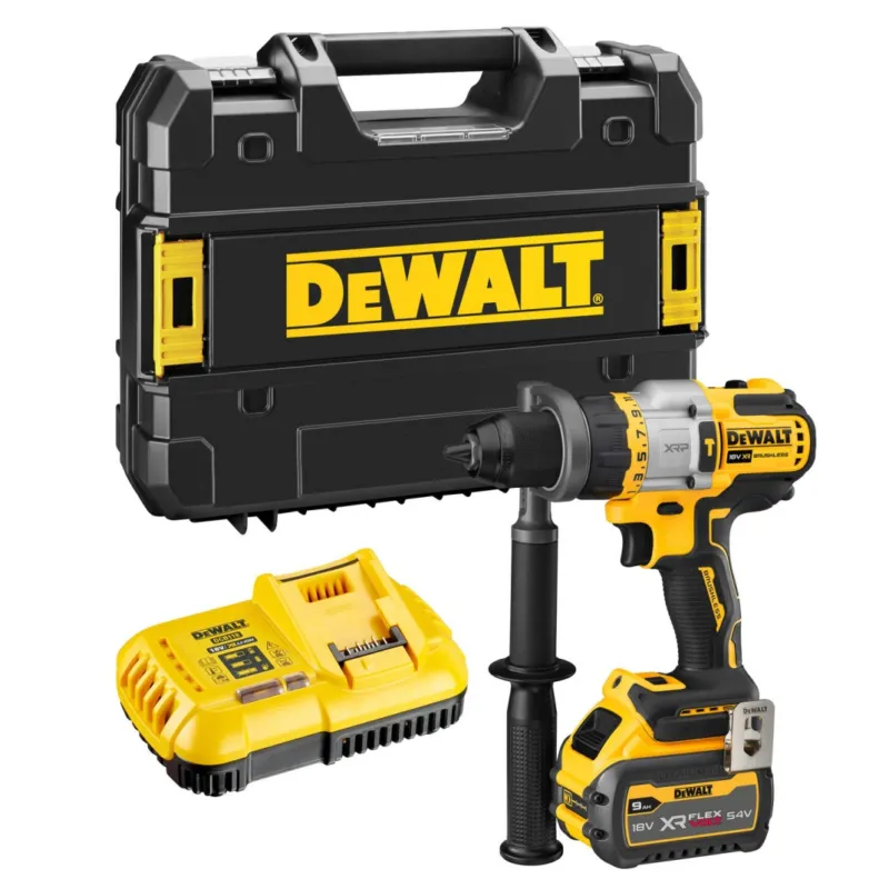 Odeslání Ihned Aku příklepová vrtačka 18V 1x9,0 Ah DeWALT FLEXVOLT ADVANTAGE DCD999X1
