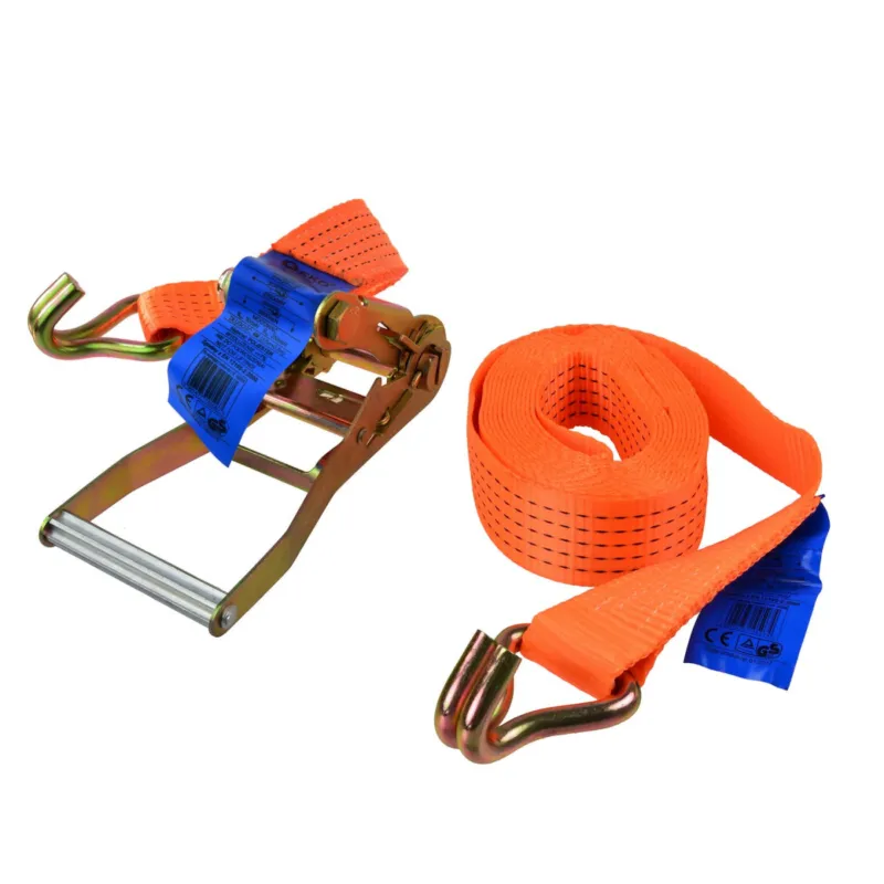 Popruh upínací s ERGO ráčnou a hákem GEKO, 6m/5T/50mm Výprodej