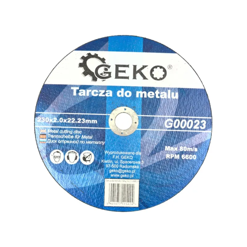 Víkendová Akce GEKO Řezný kotouč na kov 230x2,0x22,23mm - 1ks