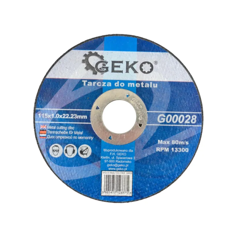 Must-Have Řezný kotouč na kov GEKO, 115x1,0x22,23mm