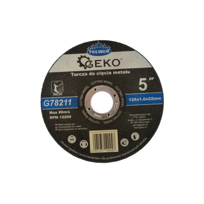 Kotouč řezný na kov GEKO, 125x1,0mm Cenová Bomba