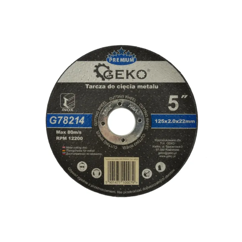 Poslední Šance Kotouč řezný na kov GEKO, 125x2mm