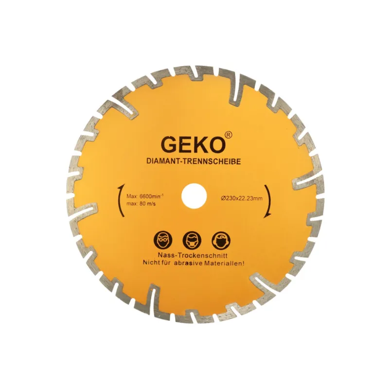 Kotouč diamantový řezný segmentový GEKO, 230x8x22,2mm Sleva