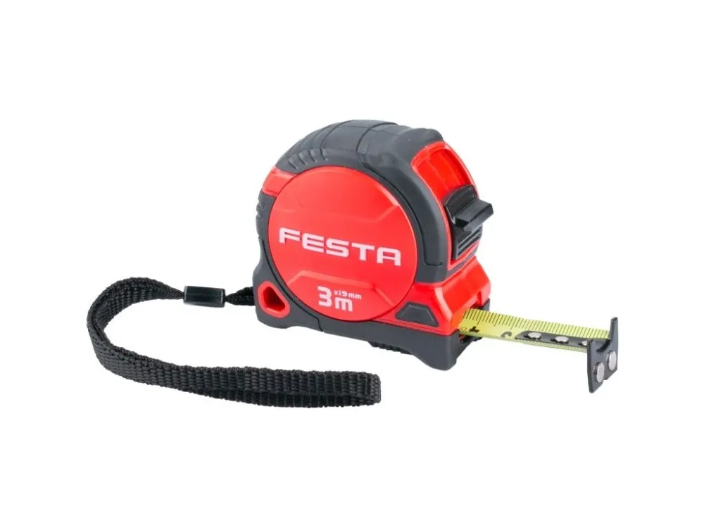 Metr svinovací FESTA Magnet 3mx19mm Akční Nabídka