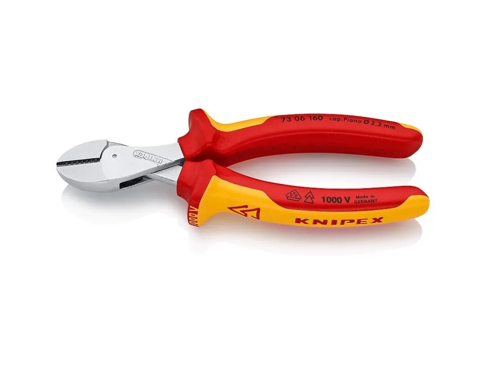 Boční štípací kleště KNIPEX X-Cut ® chromované 160 mm - 7306160 Expresní Doručení