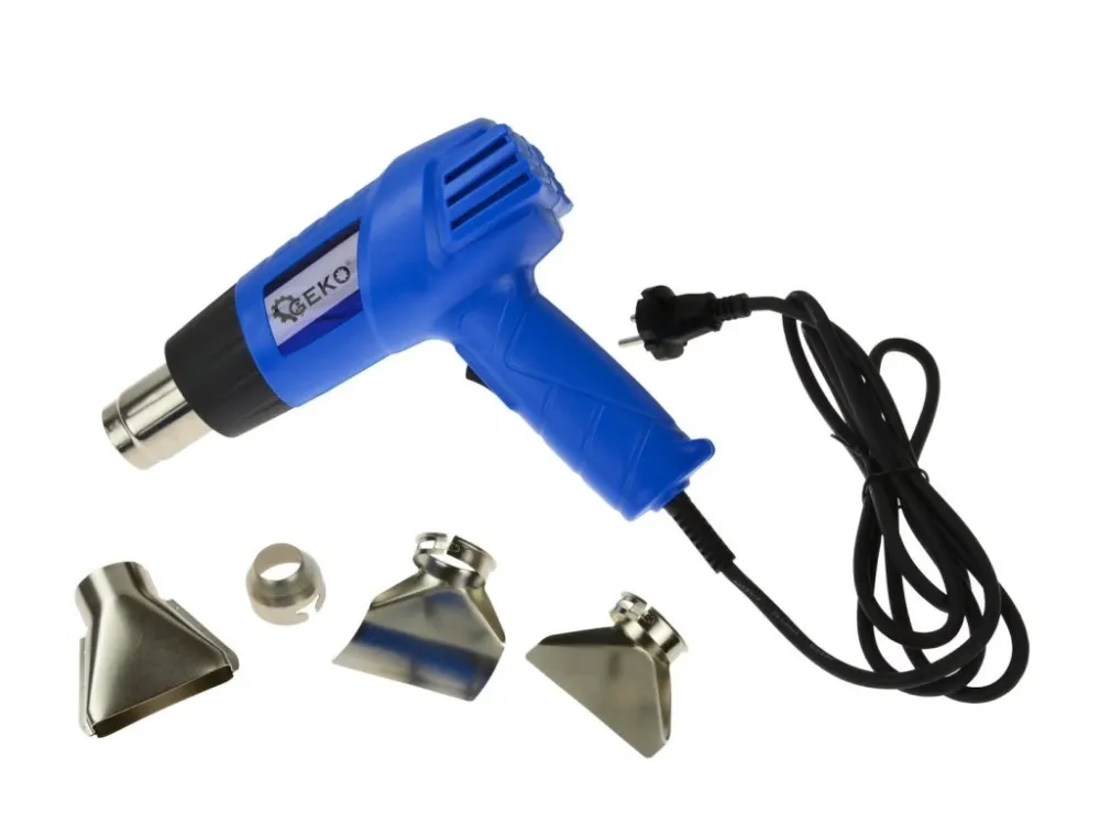 Výhodná Nabídka Elektrická horkovzdušná pistole 2000 W + trysky (10)
