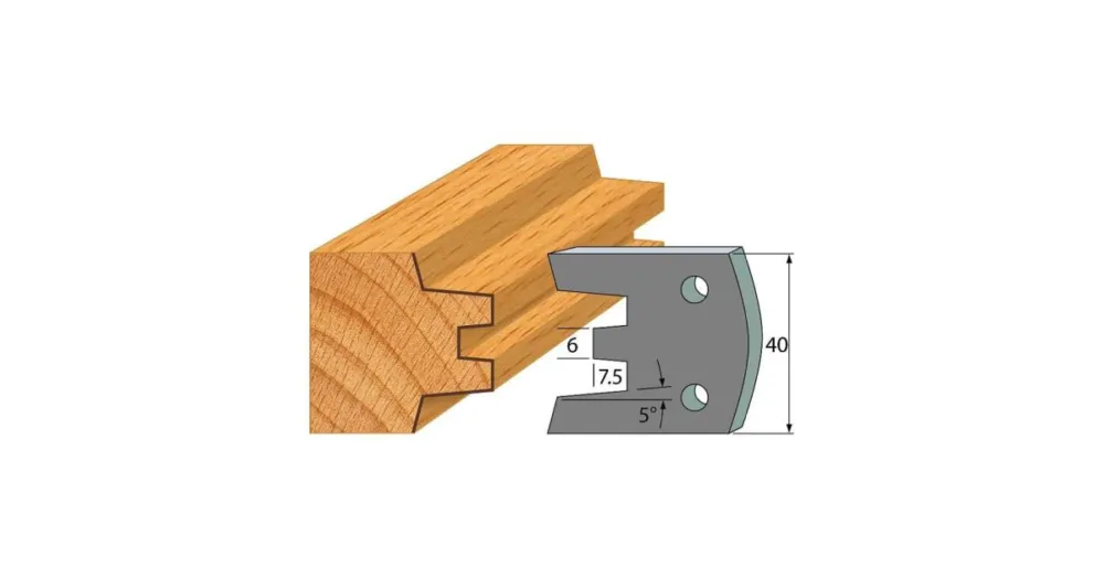 Horká Nabídka Profil 113 - pár omezovačů 40x4mm