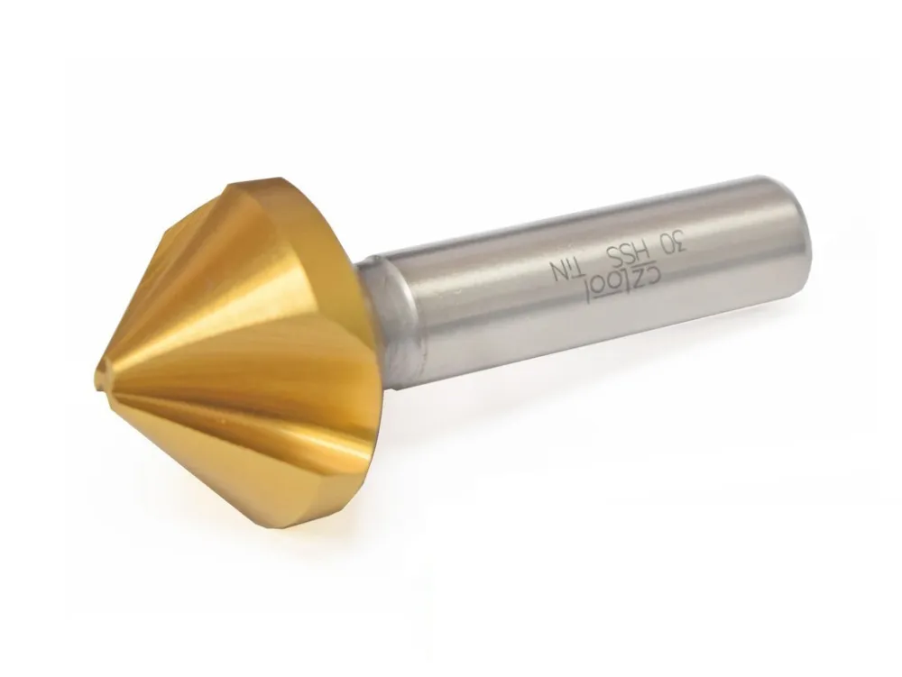 Akční Cena Tříbřitý záhlubník 20mm 90° HSS TiN , CZTOOL