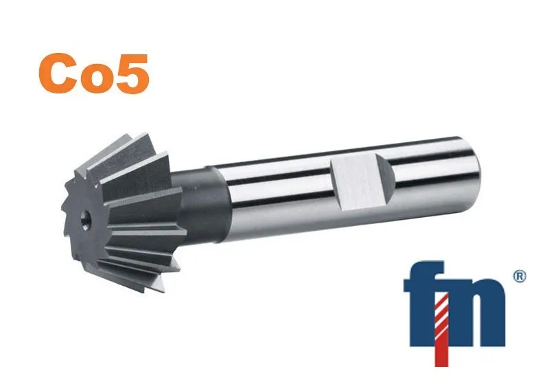 Koupit Online Stopková fréza úhlová 50x25 HSSCo5 ČSN 222262 , weldon