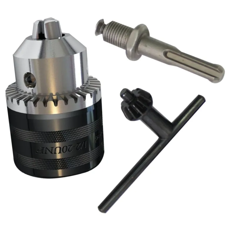Sklíčidlo zubové závitové s kličkou | 1/2"-20UNF 1,5-13 mm + redukce SDS PLUS Speciální Cena