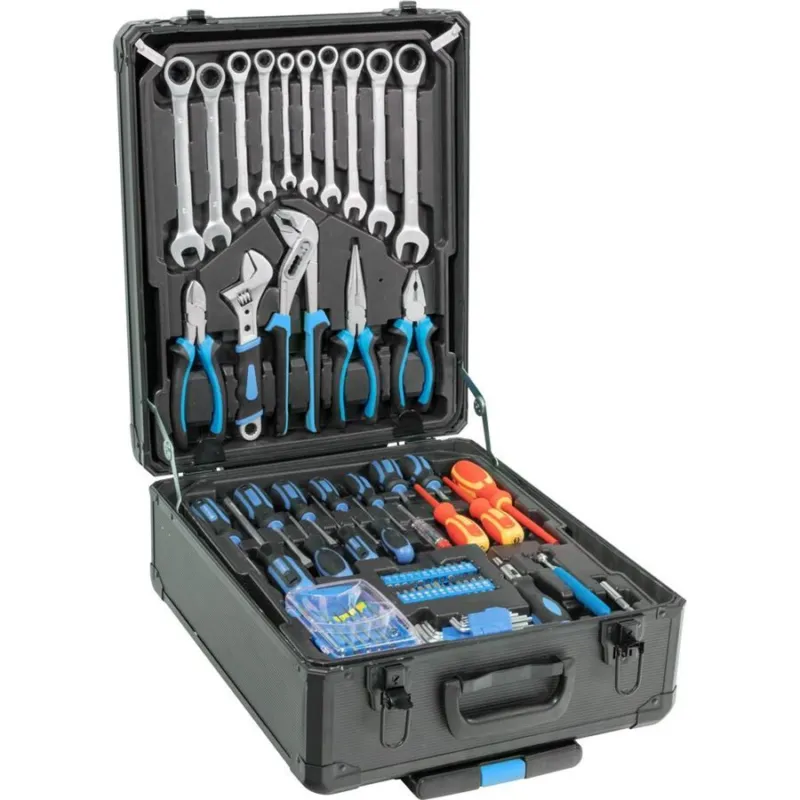 Sada nářadí v kufru s gola sadou 1/2", 1/4", 500 ks, Güde 39004 Sezónní Sleva