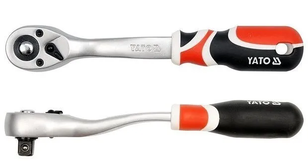 Vyhnutá ráčna 1/2", 255 mm, YATO - YT-0732 Horká Nabídka