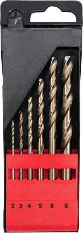 Přímo Od Výrobce Sada vrtáků na kov 6ks HSS-COBALT 2-8mm