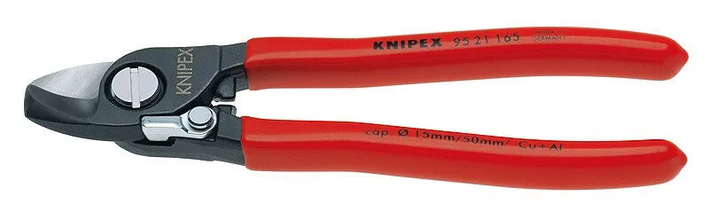 Zlevněný Kabelové nůžky s otevírací pružinou potaženo plastem 165 mm - 9521165