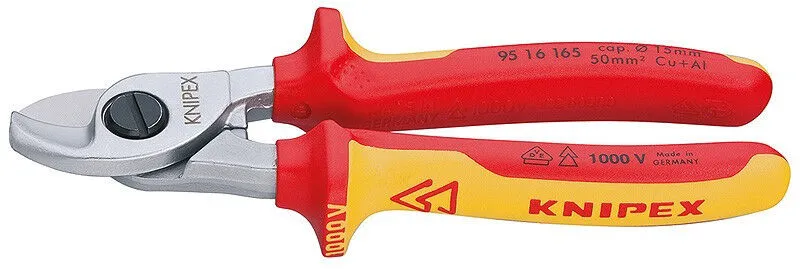 Kabelové nůžky izolované vícesložkovými návleky, certifikace VDE 165 mm - 9516165 Poslední Šance