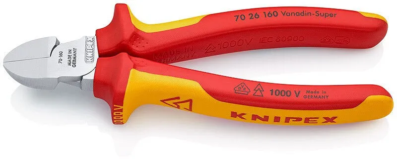 Boční štípací kleště chromované 160 mm - 7026160 Horká Nabídka