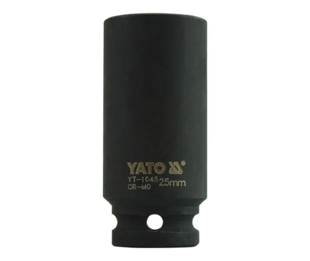 Objednat Nyní Vnitřní nástrčný klíč hluboký 1/2" šestihranný 25 mm CrMo YATO - YT-1045