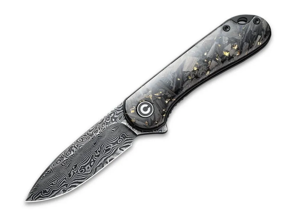 Nůž Civivi Elementum C907C-DS1 Golden Shred Carbon Fiber Damascus Koupit Online
