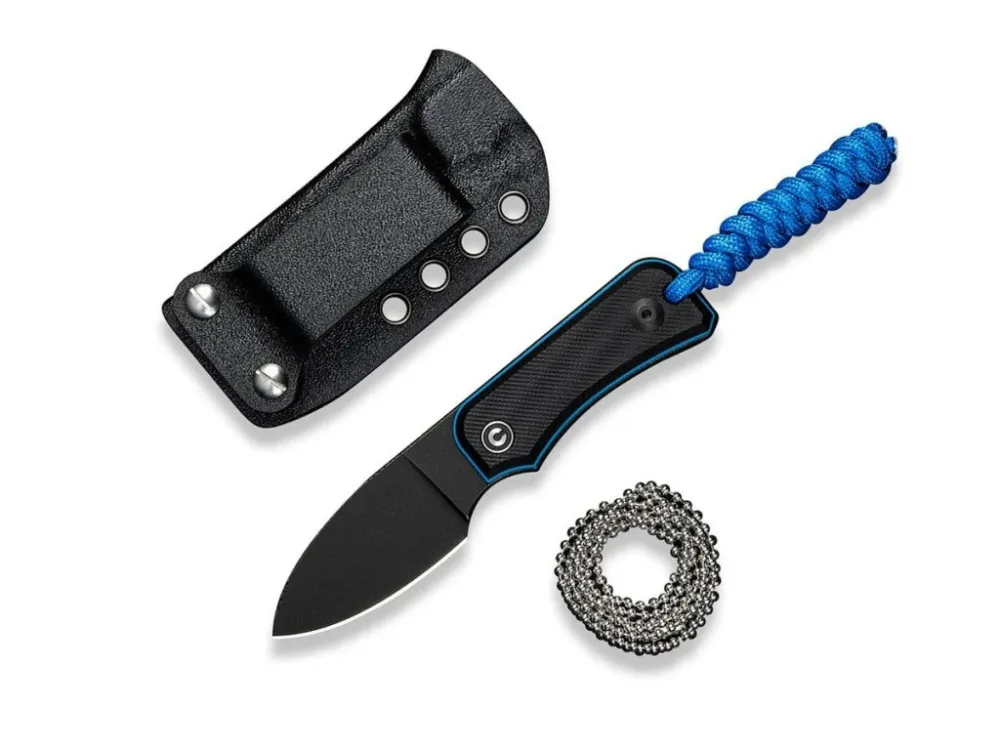Nůž Civivi Baby Banter Fixed Blade C23045-1 Black/Blue G10 Nitro-V Sezónní Sleva