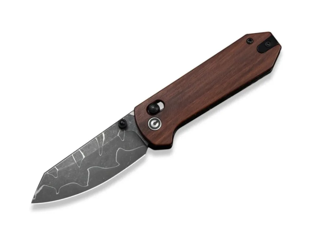 Civivi Yonder C23073B-DS2 Damascus Guibourtia Wood kapesní nůž Vysoce Kvalitní