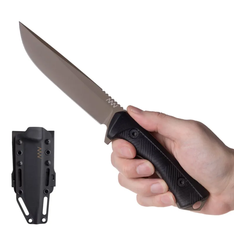 P300 Sheath: Kydex Black, Blade: Cerakote Coyote, Handle: GRNPU Black Cenový Hit