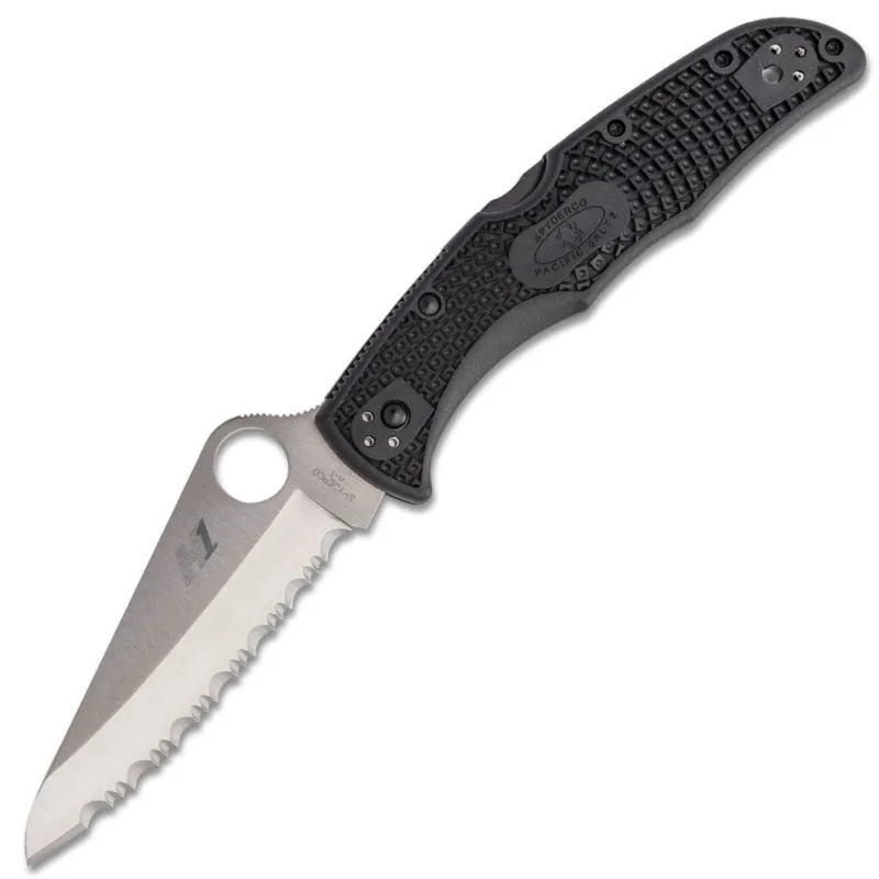 Originální Zavírací Nůž Spyderco Pacific Salt 2 C91SBK2
