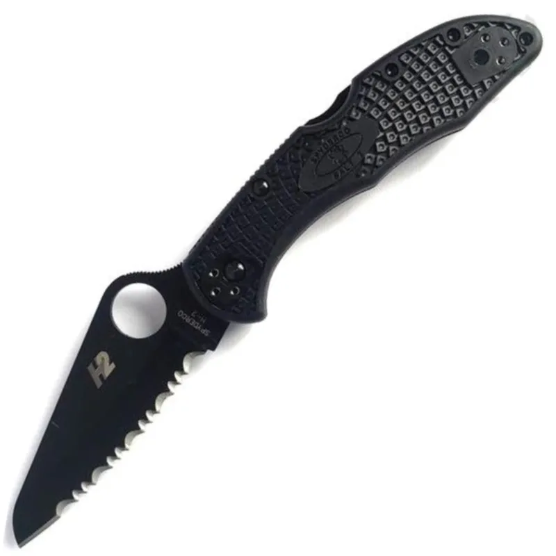 Tovární Cena Zavírací Nůž Spyderco Salt 2 Black C88SBBK2