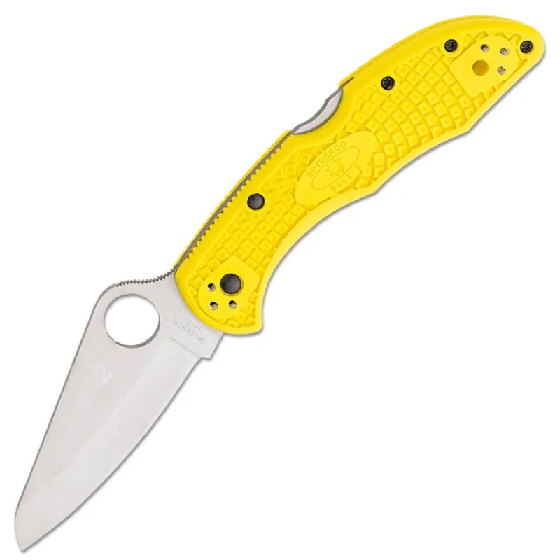 Nejprodávanější Zavírací Nůž Spyderco Salt 2 Yellow C88PYL2