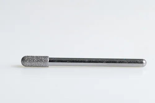 Diamantové tělísko válcové s radiusem průměr 4x10 mm Novinka