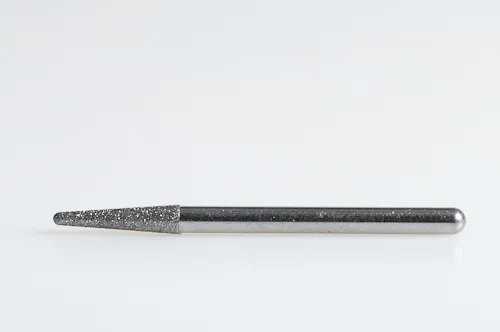 Aktuální Diamantové tělísko kuželové s radiusem průměr 3x15 mm